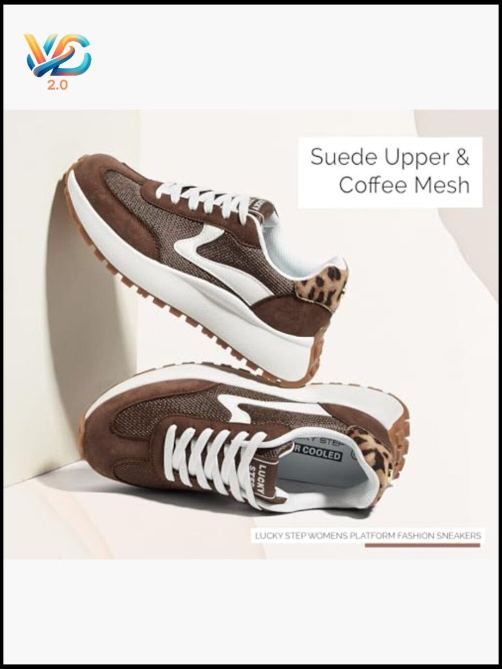 Chunky Platform Sneakers Retro Classic Casual Walking Shoes Lace Up Sporty - Picture 4 of 7